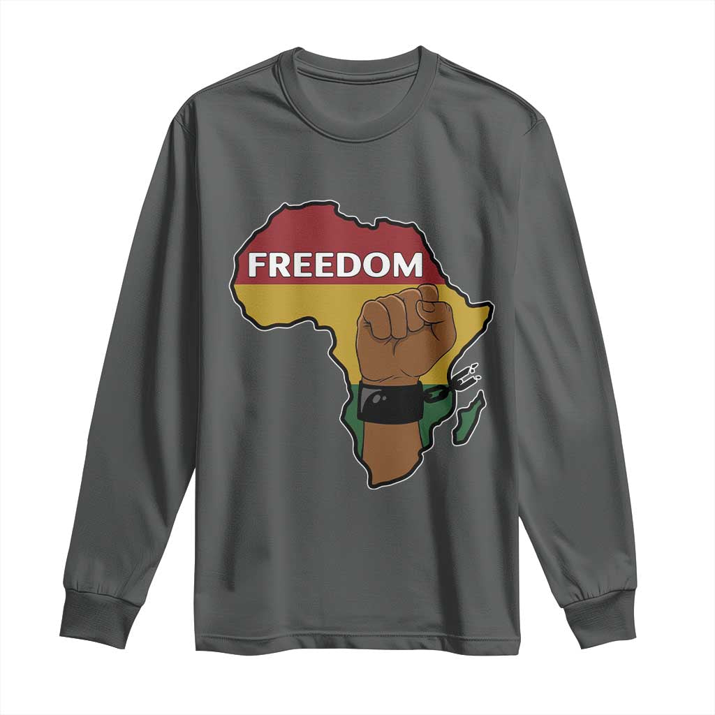Africa Freedom Liberation Black Power Long Sleeve Shirt - African Pride