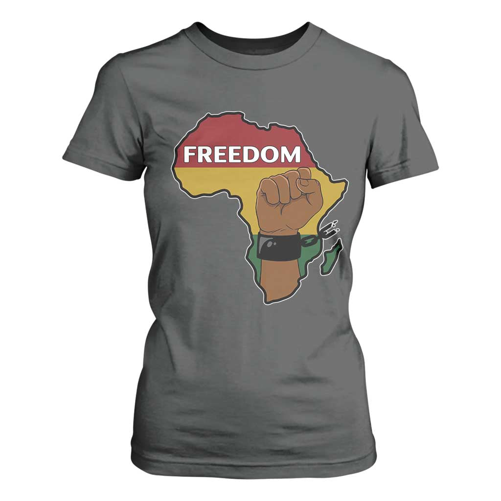 Africa Freedom Liberation Black Power T Shirt For Women - African Pride