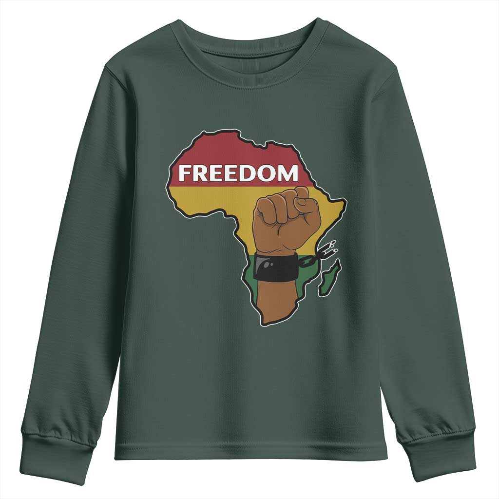 Africa Freedom Liberation Black Power Youth Sweatshirt - African Pride