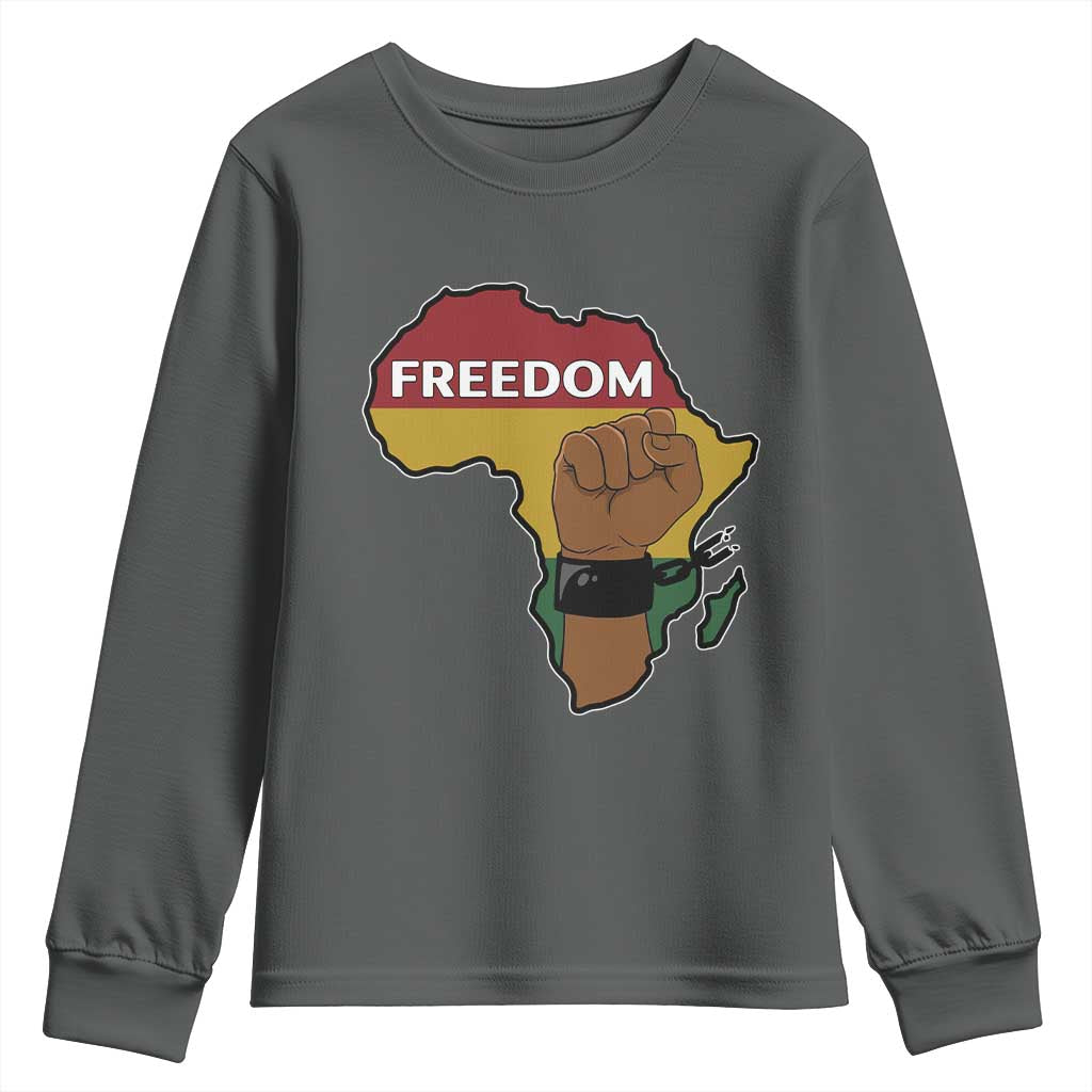 Africa Freedom Liberation Black Power Youth Sweatshirt - African Pride