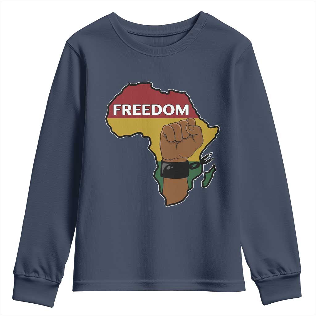 Africa Freedom Liberation Black Power Youth Sweatshirt - African Pride