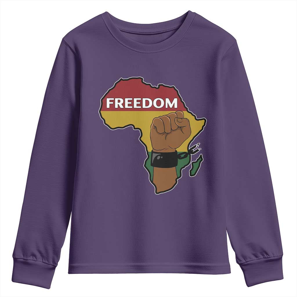 Africa Freedom Liberation Black Power Youth Sweatshirt - African Pride