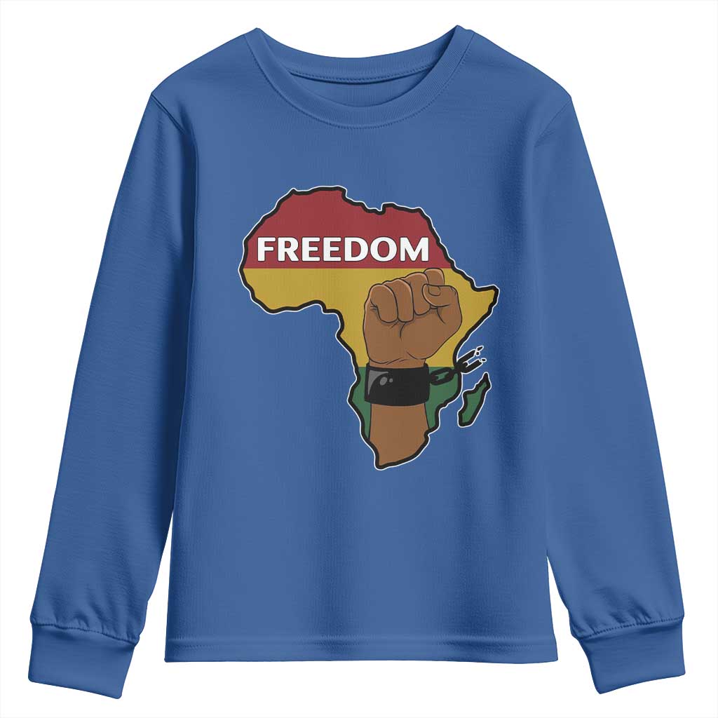 Africa Freedom Liberation Black Power Youth Sweatshirt - African Pride