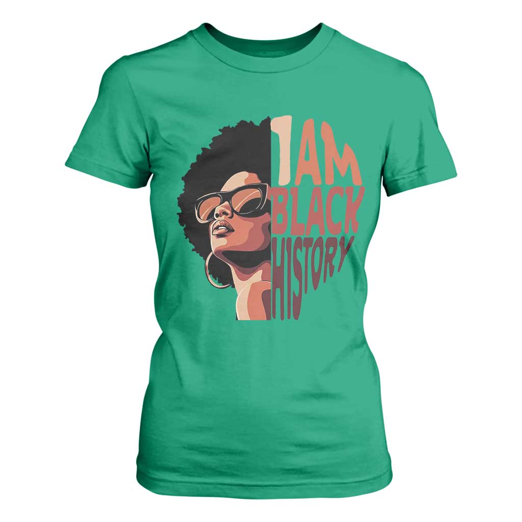 I Am Black History T Shirt For Women African American Pride - African Pride