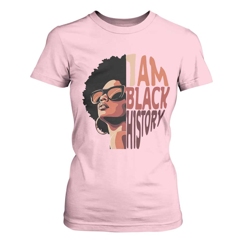 I Am Black History T Shirt For Women African American Pride - African Pride