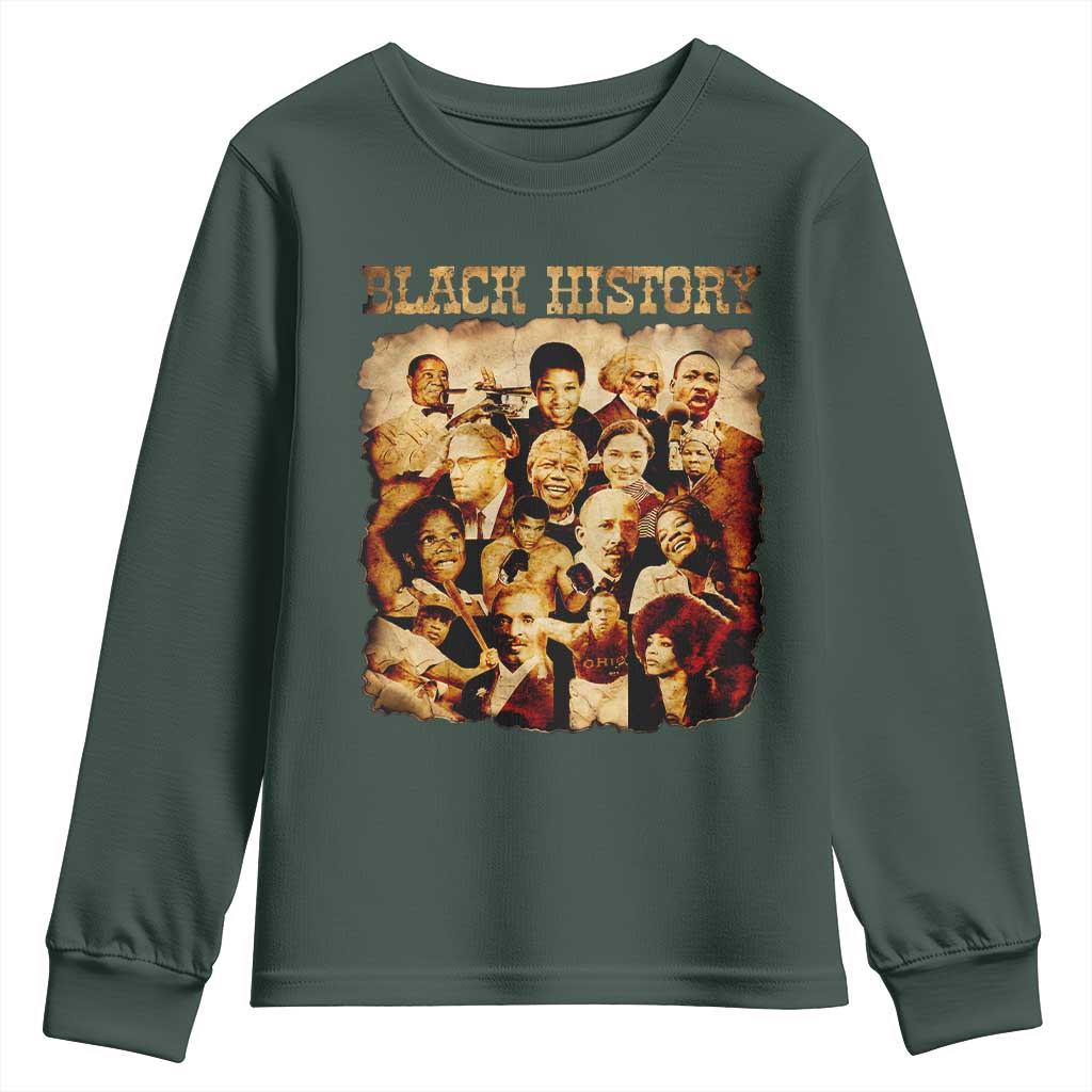 Black History Month Youth Sweatshirt African American Pride - African Pride