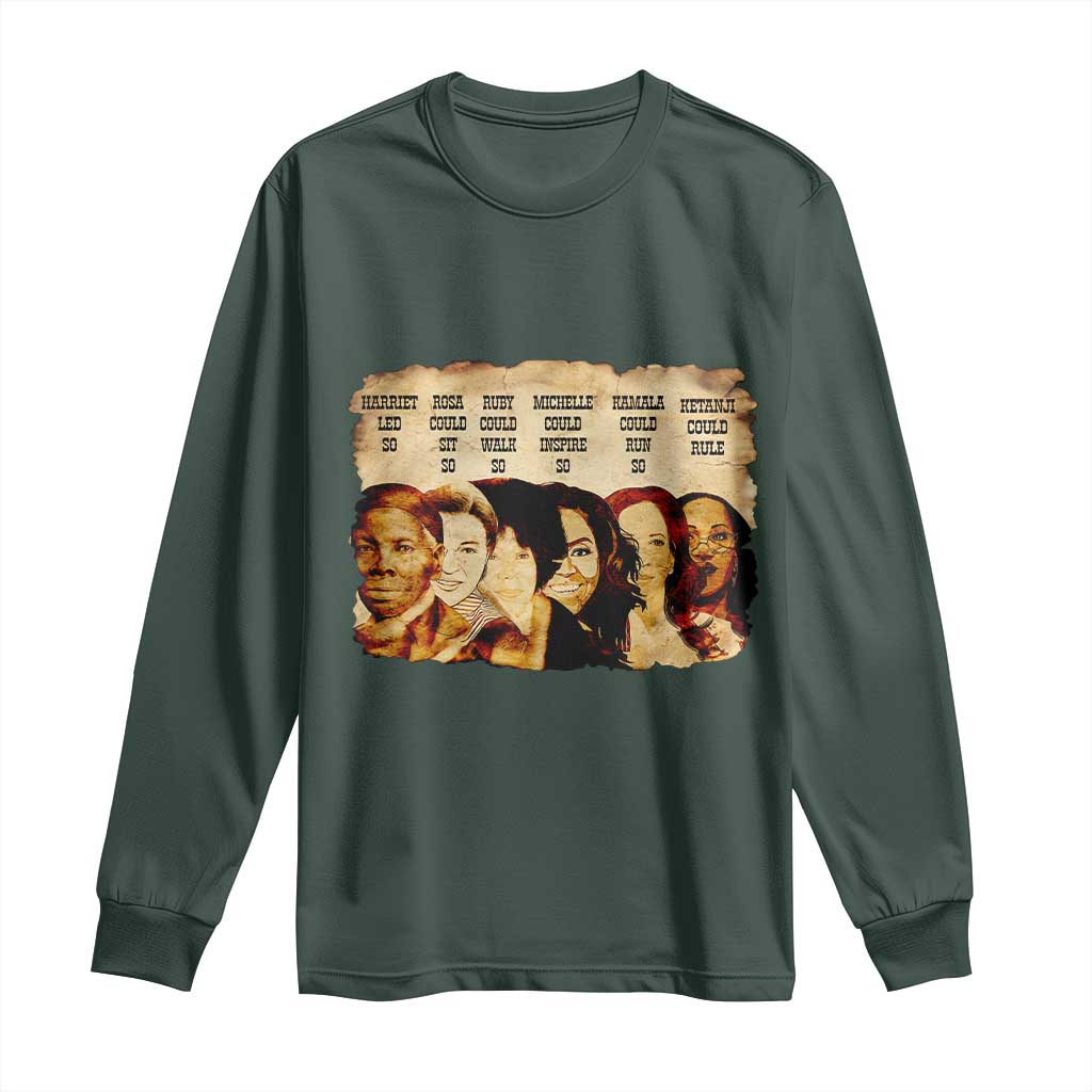 Black History Month Long Sleeve Shirt African American Women Pride - African Pride