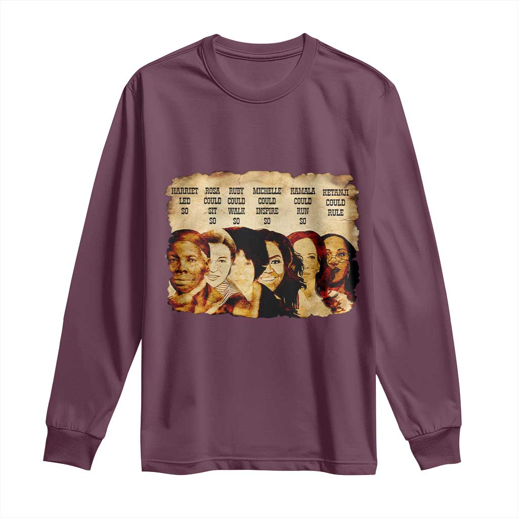 Black History Month Long Sleeve Shirt African American Women Pride - African Pride