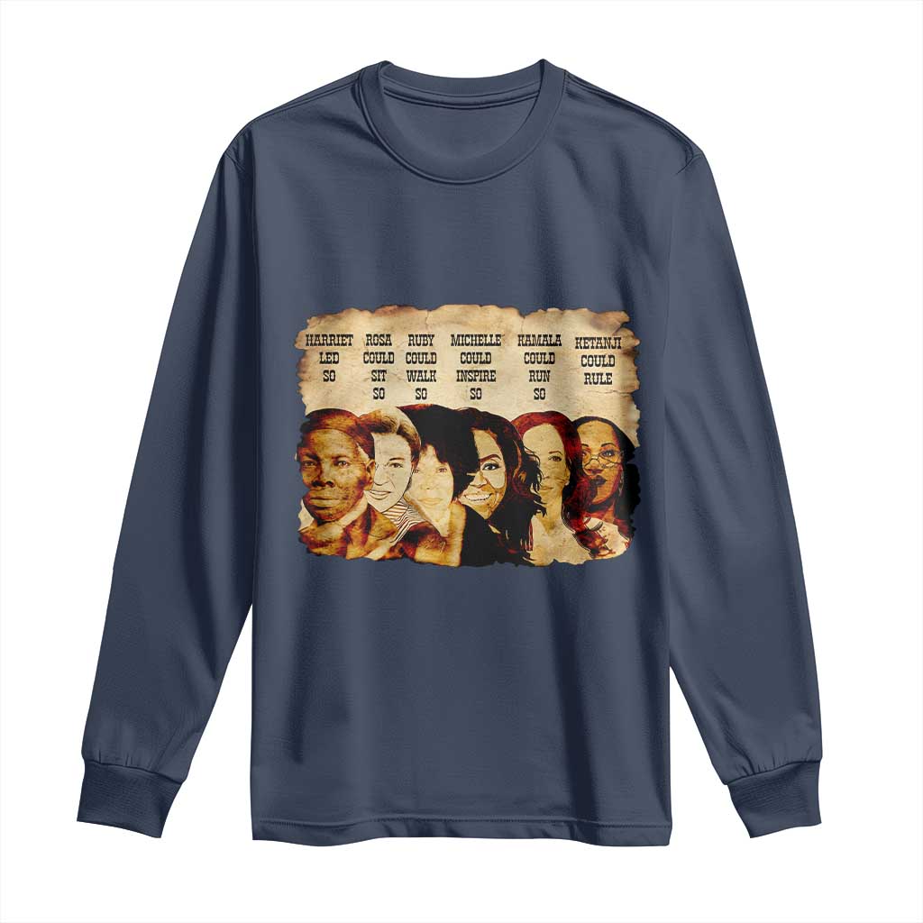 Black History Month Long Sleeve Shirt African American Women Pride - African Pride