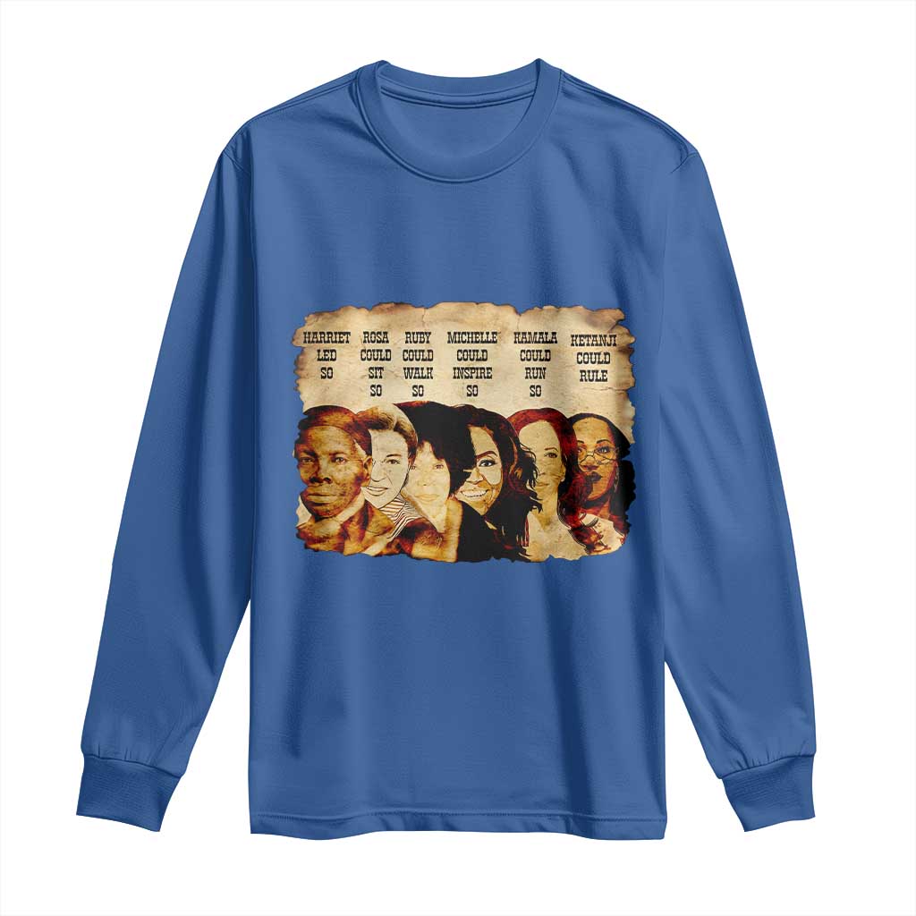 Black History Month Long Sleeve Shirt African American Women Pride - African Pride