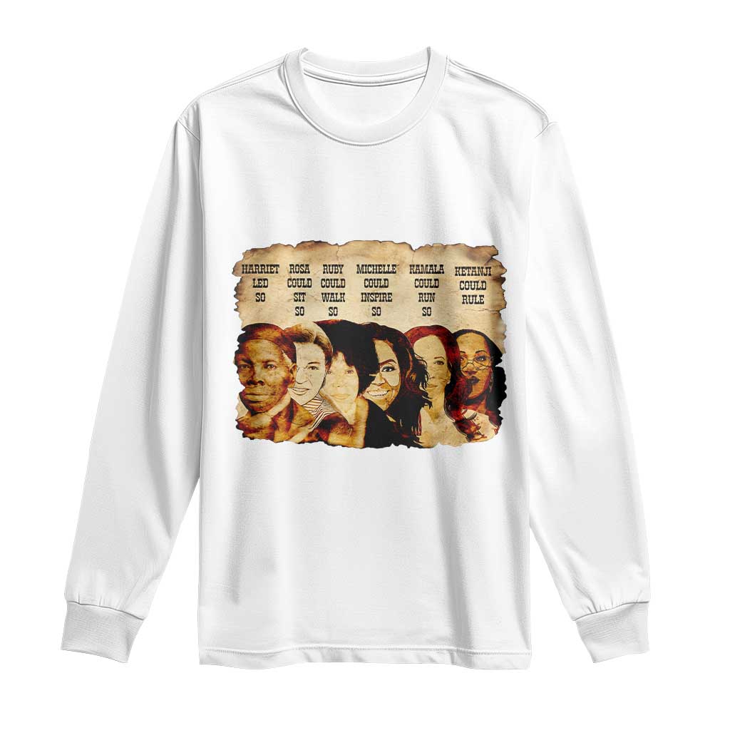 Black History Month Long Sleeve Shirt African American Women Pride - African Pride