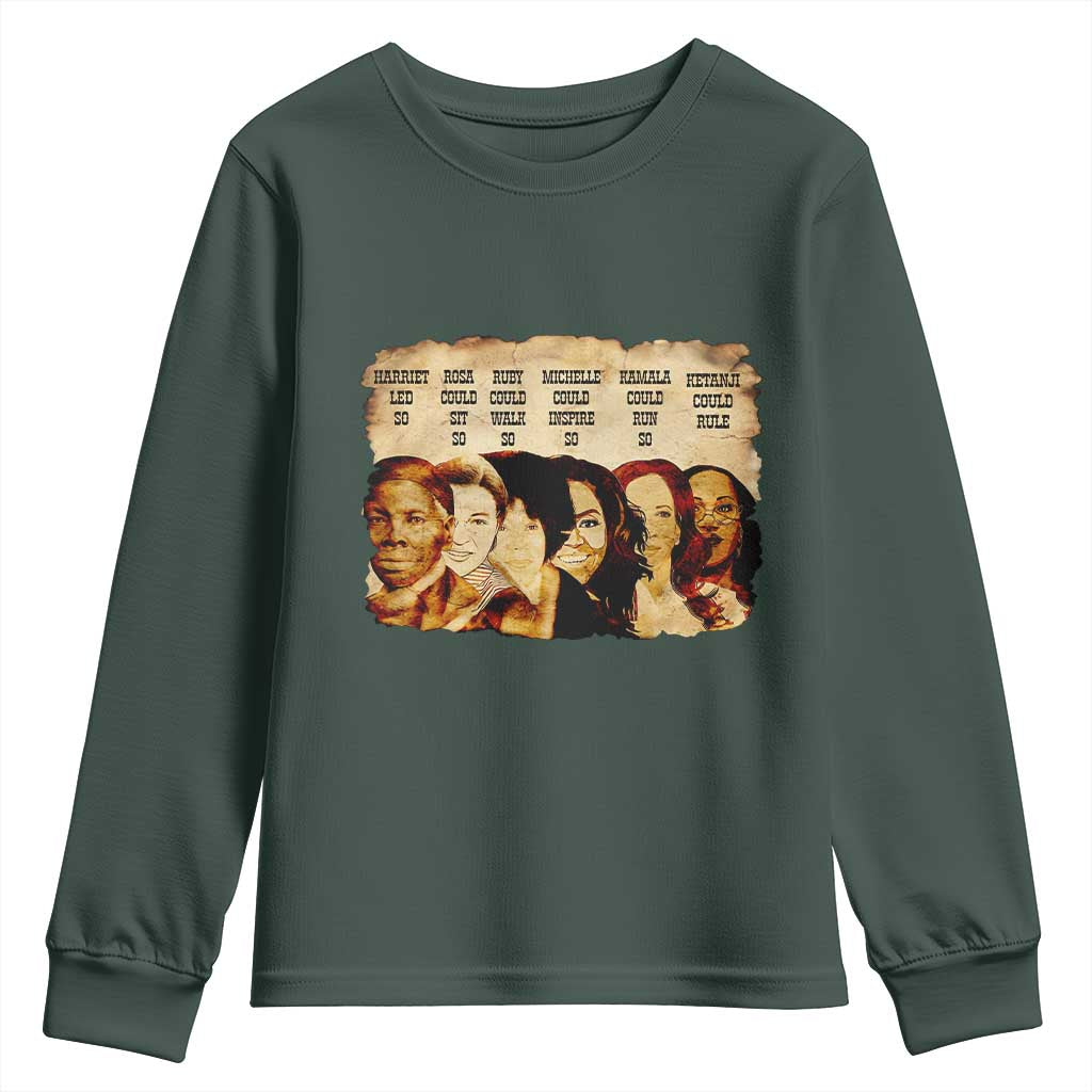 Black History Month Youth Sweatshirt African American Women Pride - African Pride