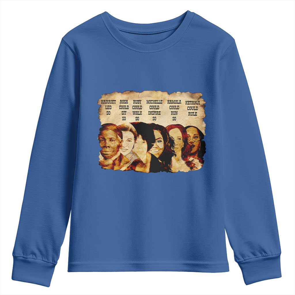 Black History Month Youth Sweatshirt African American Women Pride - African Pride