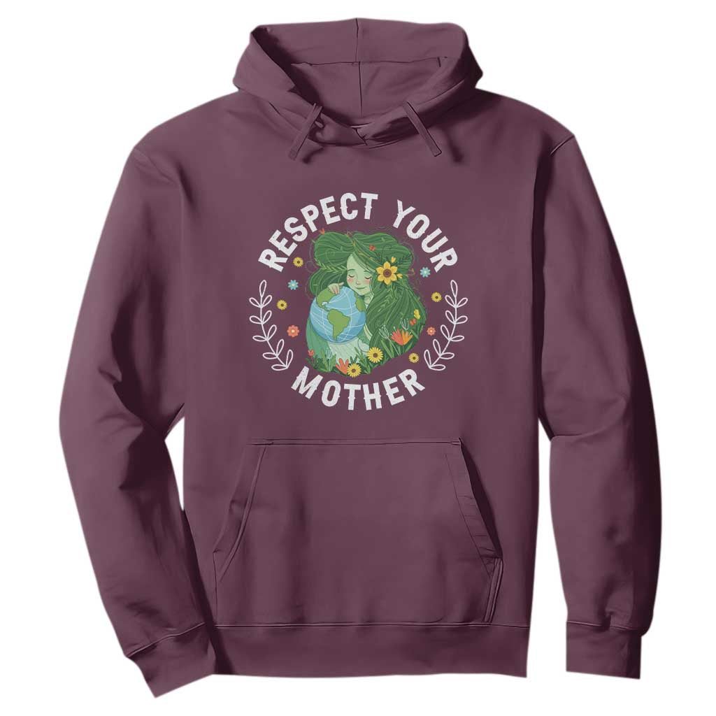 Respect Your Mother Hoodie Earth Mother Women Girl