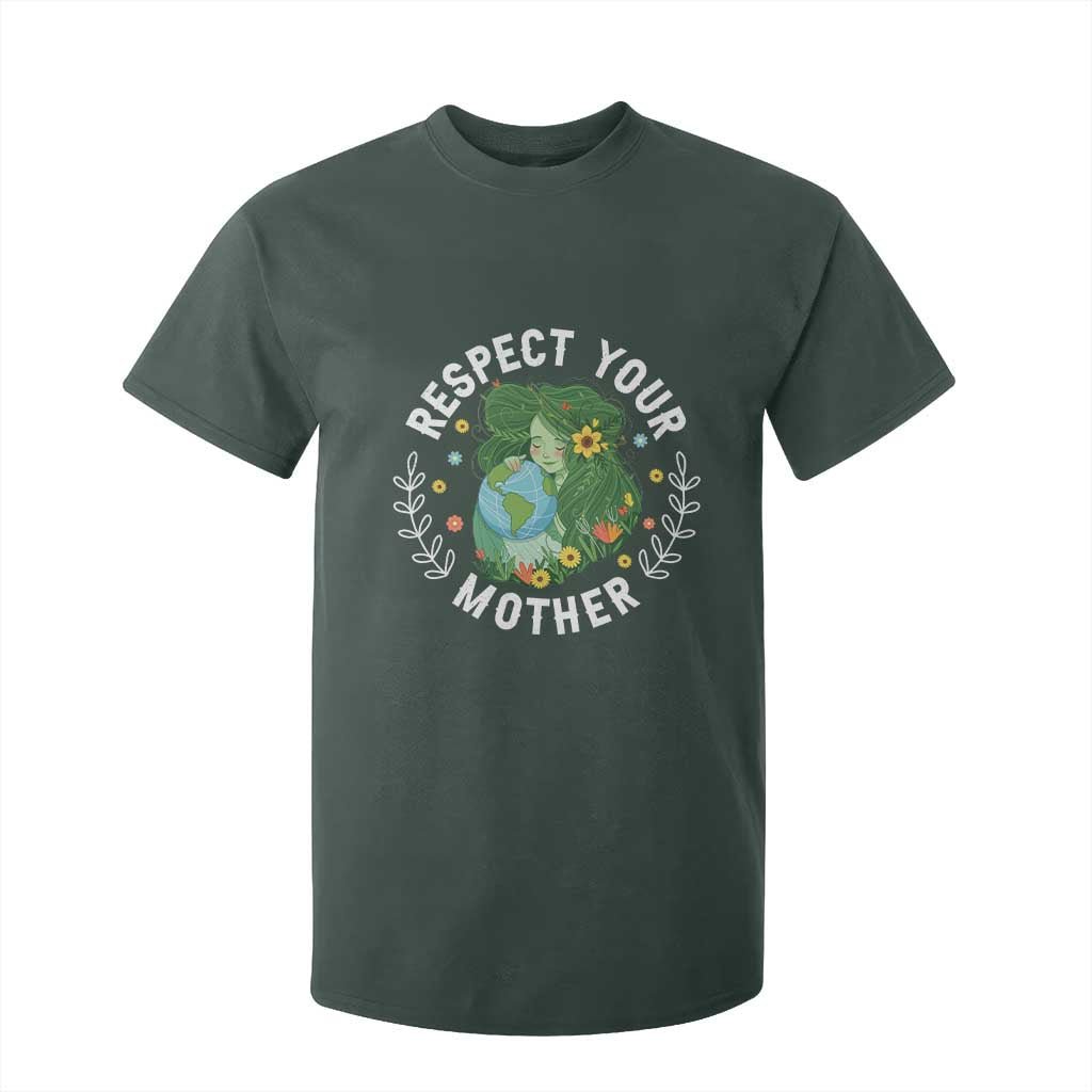 Respect Your Mother T Shirt For Kid Earth Mother Women Girl
