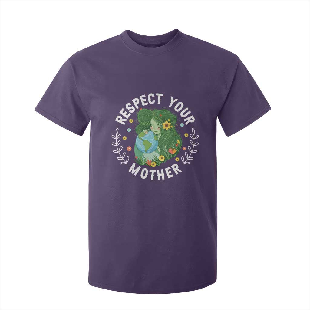 Respect Your Mother T Shirt For Kid Earth Mother Women Girl