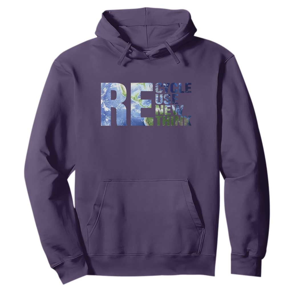 Earth Day Hoodie Recycle Reuse Renew Rethink
