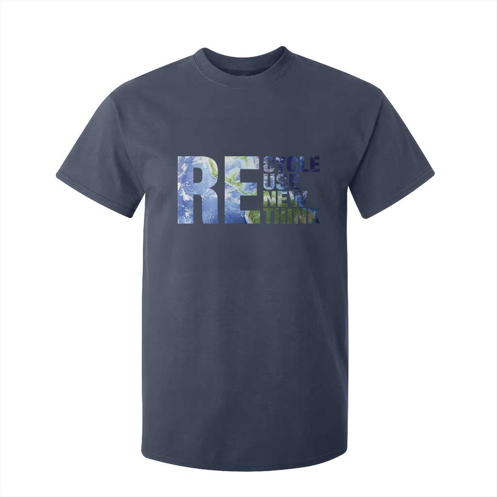 Earth Day T Shirt For Kid Recycle Reuse Renew Rethink