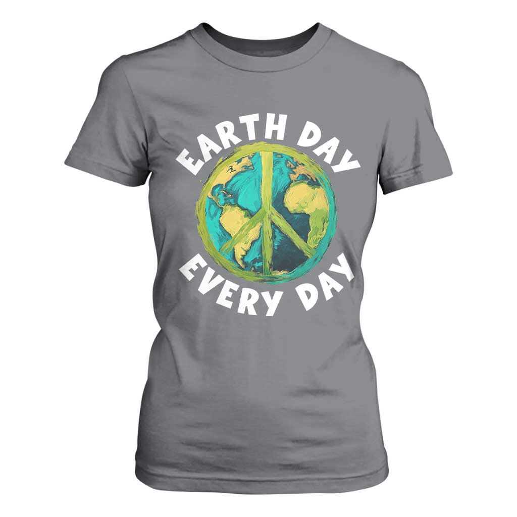 Earth Day Everyday T Shirt For Women Peace Sign Nature Lover