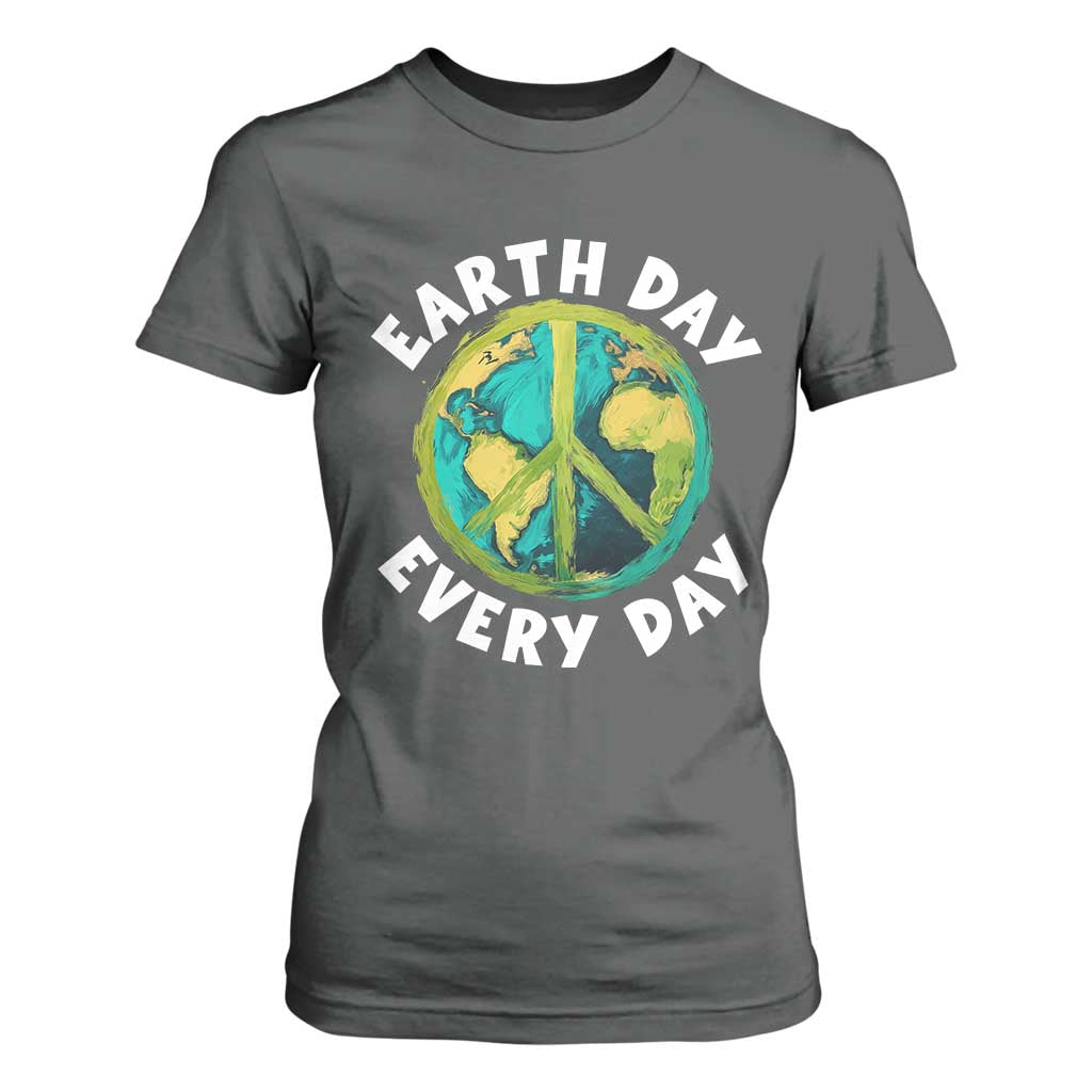 Earth Day Everyday T Shirt For Women Peace Sign Nature Lover