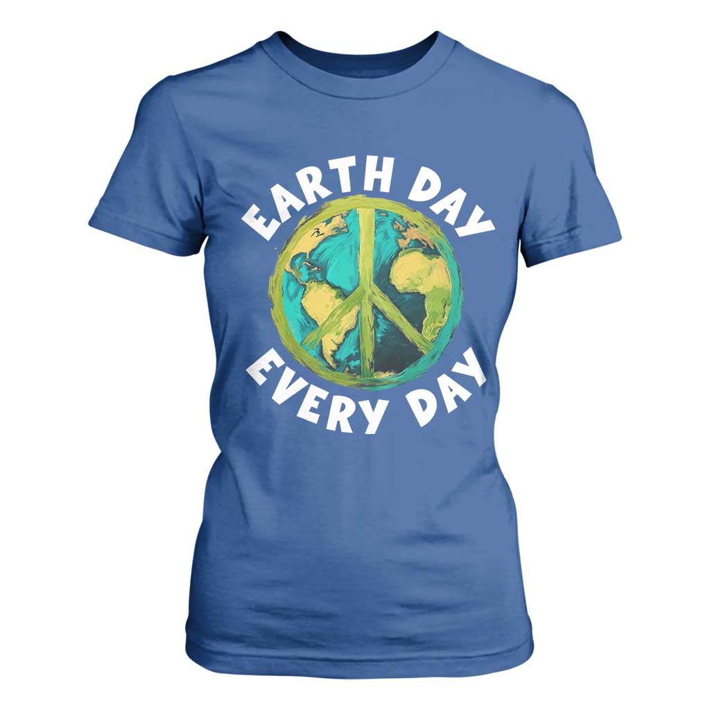 Earth Day Everyday T Shirt For Women Peace Sign Nature Lover