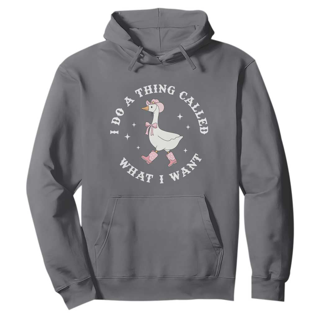 Western Cowgirl Silly Goose Meme Hoodie I Do A Thing Called What I Want - African Pride