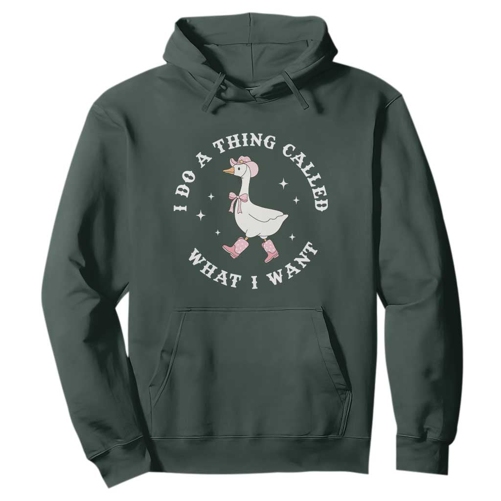 Western Cowgirl Silly Goose Meme Hoodie I Do A Thing Called What I Want - African Pride