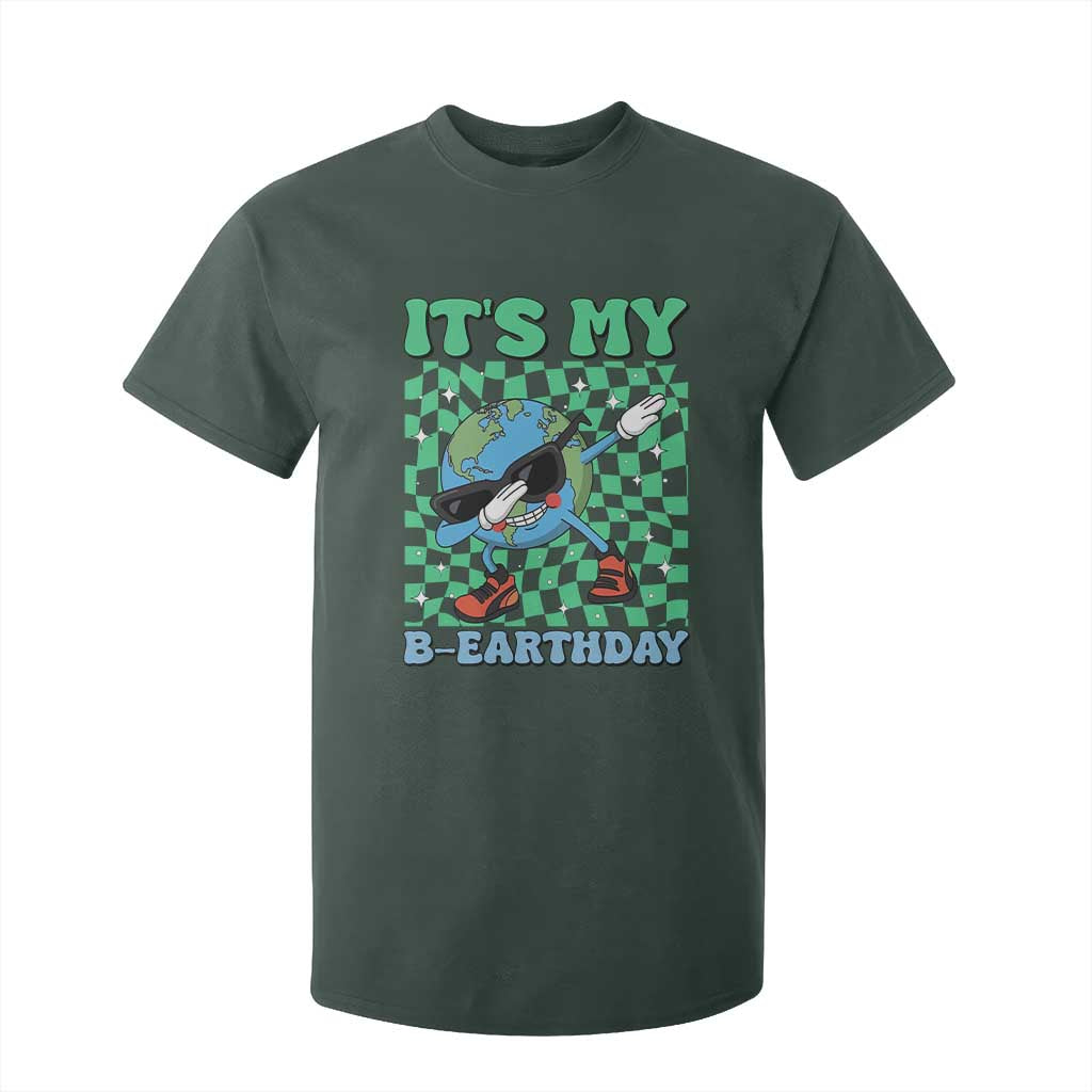 Funny Earth Day T Shirt For Kid Its My B-Earthday