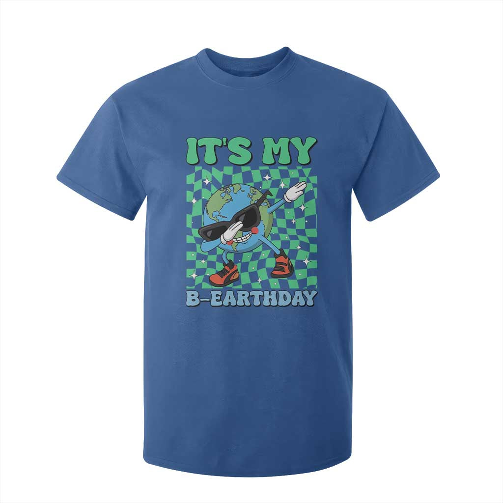 Funny Earth Day T Shirt For Kid Its My B-Earthday