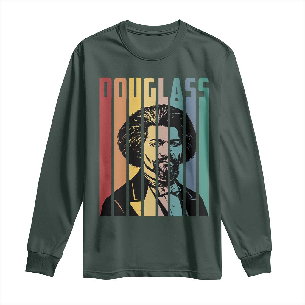 Frederick Douglass Long Sleeve Shirt American Black History - African Pride