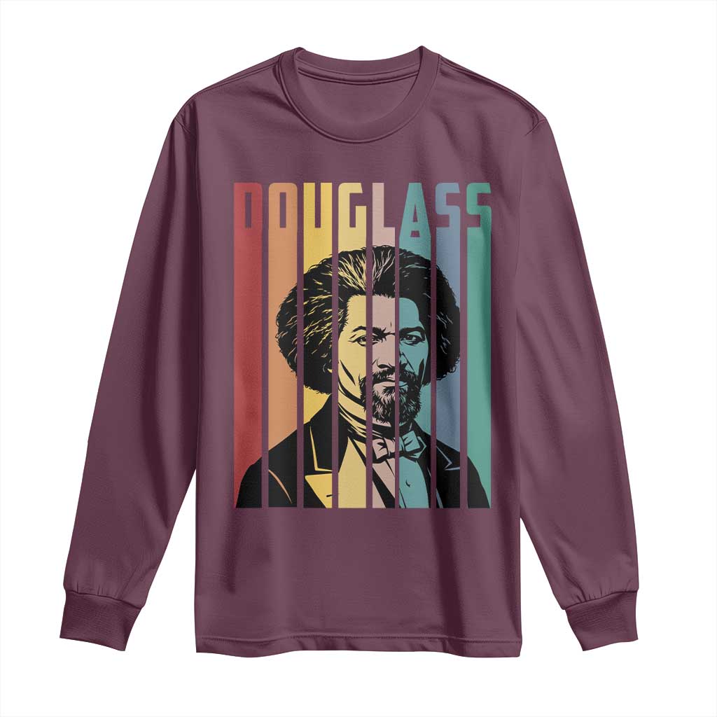 Frederick Douglass Long Sleeve Shirt American Black History - African Pride