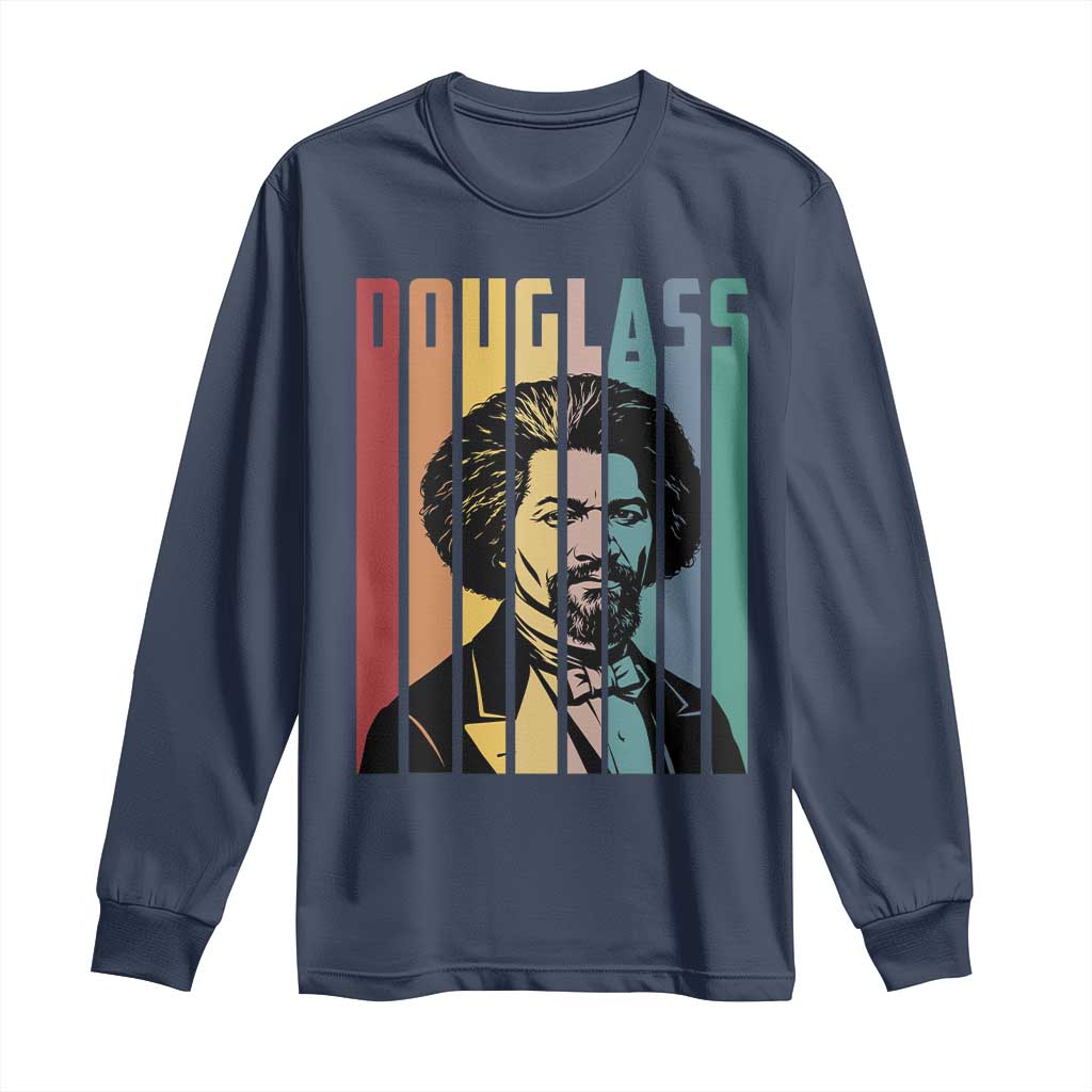 Frederick Douglass Long Sleeve Shirt American Black History - African Pride