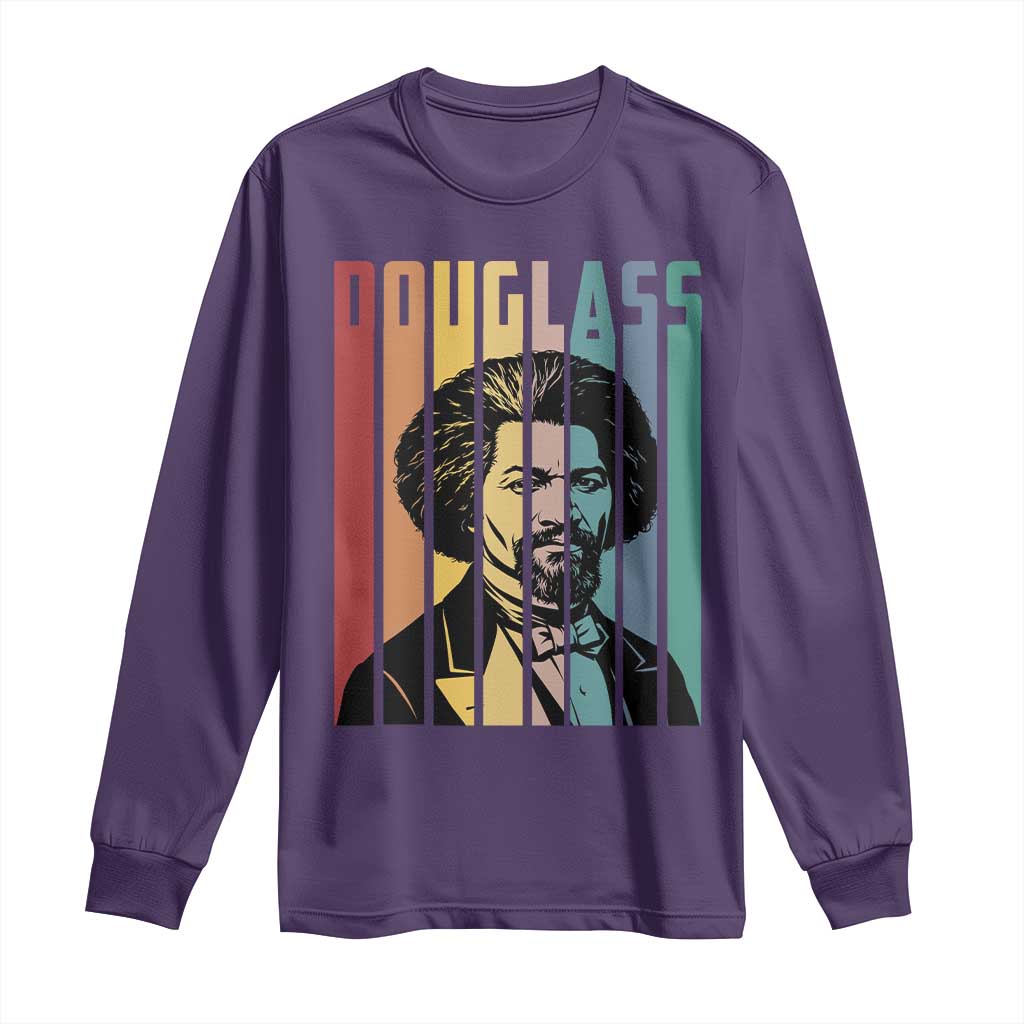 Frederick Douglass Long Sleeve Shirt American Black History - African Pride