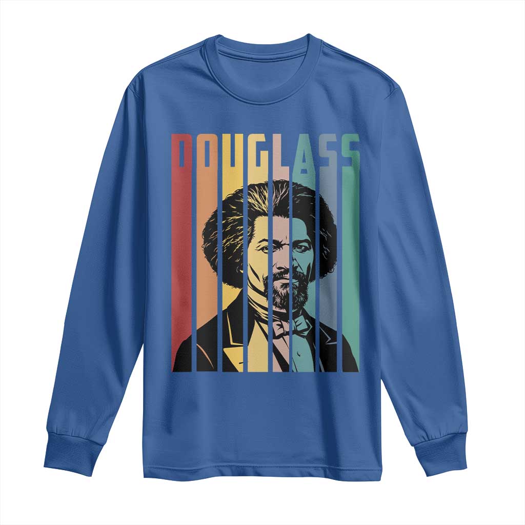 Frederick Douglass Long Sleeve Shirt American Black History - African Pride