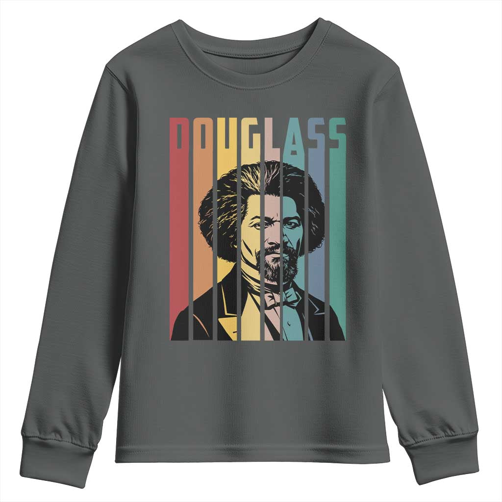 Frederick Douglass Youth Sweatshirt American Black History - African Pride