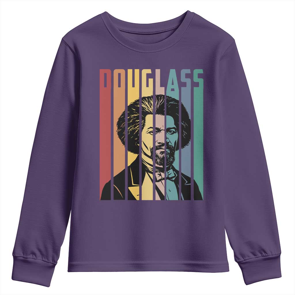 Frederick Douglass Youth Sweatshirt American Black History - African Pride