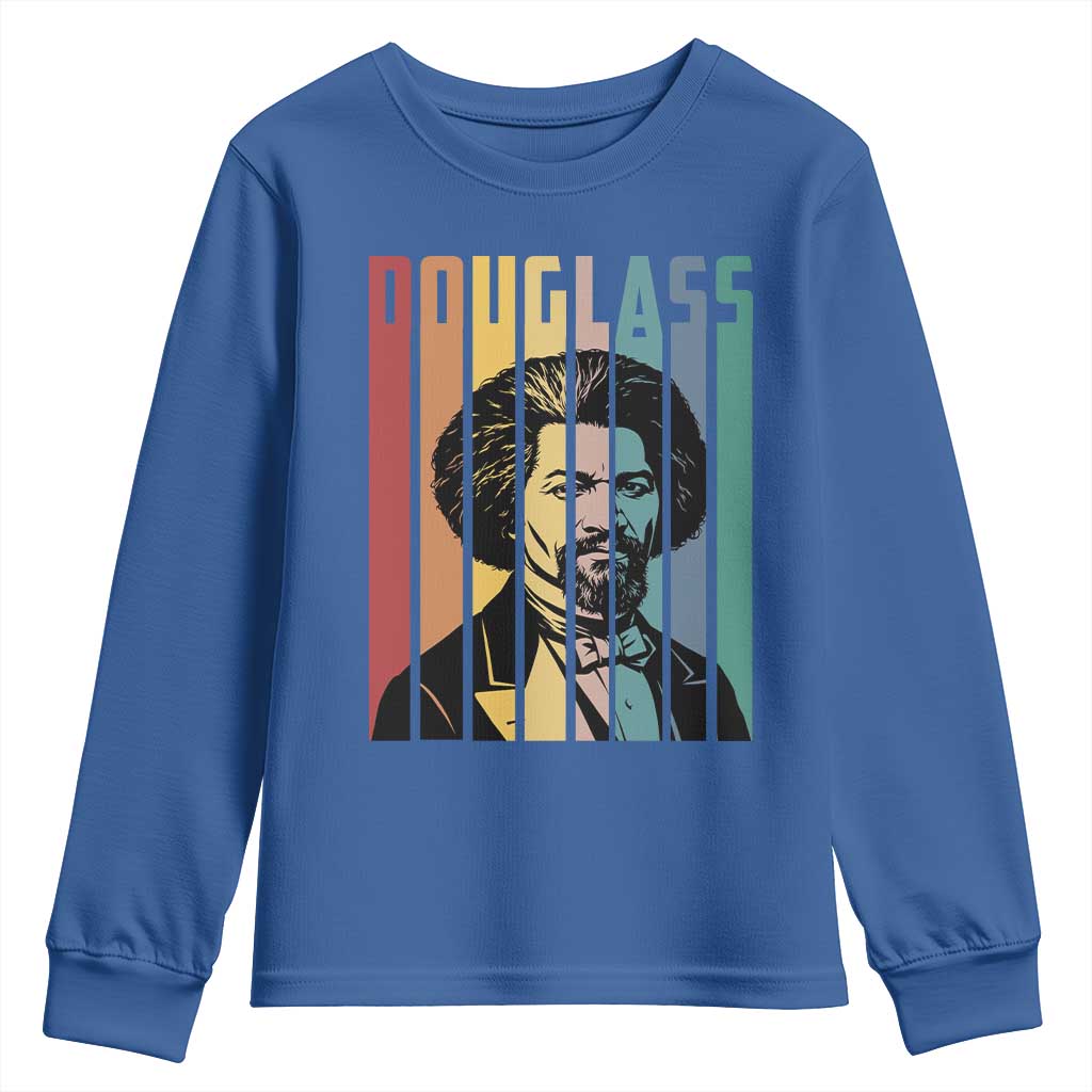 Frederick Douglass Youth Sweatshirt American Black History - African Pride