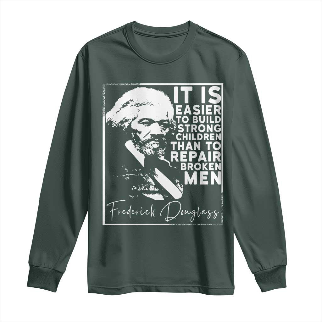 Frederick Douglass Quote Long Sleeve Shirt Black History Month - African Pride
