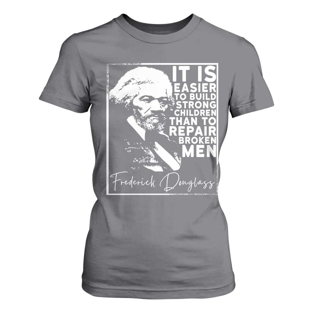 Frederick Douglass Quote T Shirt For Women Black History Month - African Pride