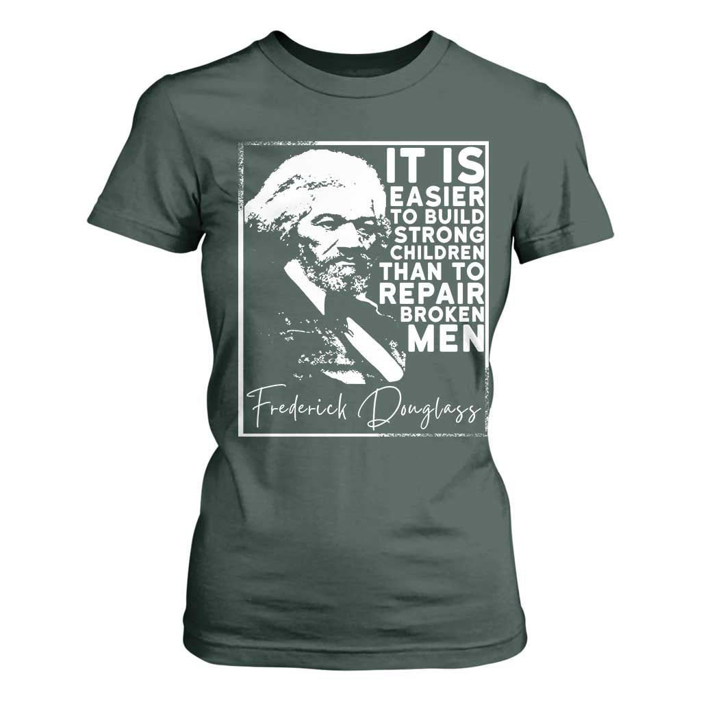 Frederick Douglass Quote T Shirt For Women Black History Month - African Pride