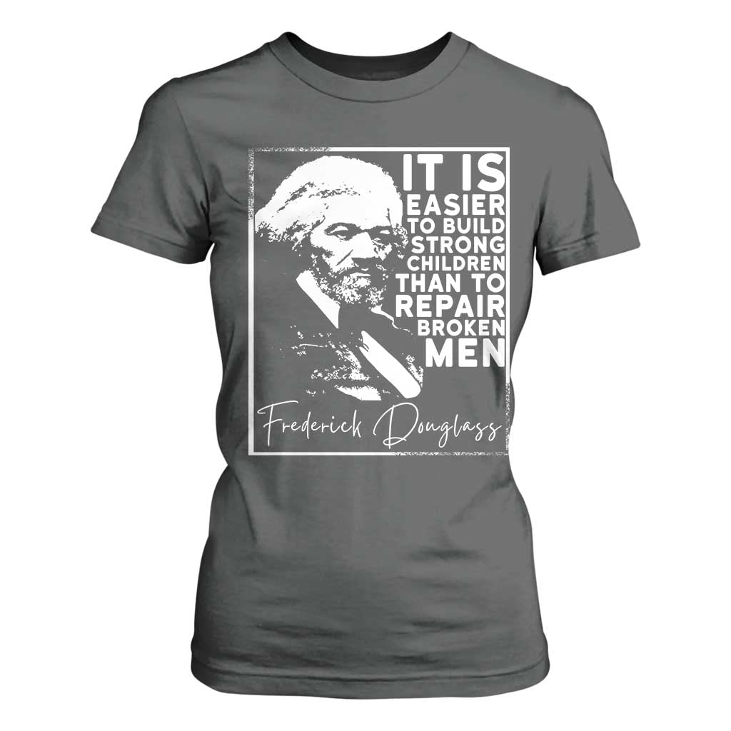 Frederick Douglass Quote T Shirt For Women Black History Month - African Pride