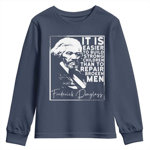 Frederick Douglass Quote Youth Sweatshirt Black History Month - African Pride