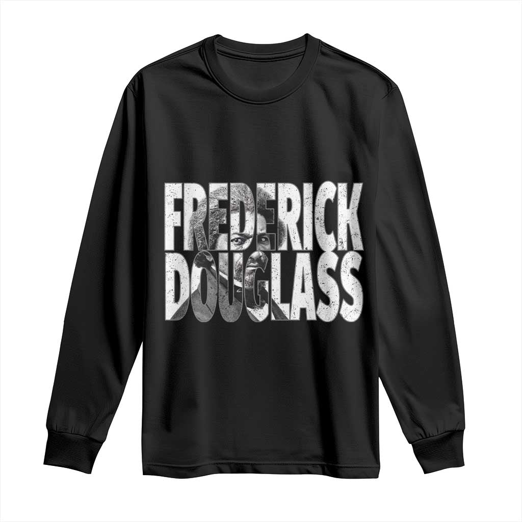 Frederick Douglass Long Sleeve Shirt Black History Month - African Pride