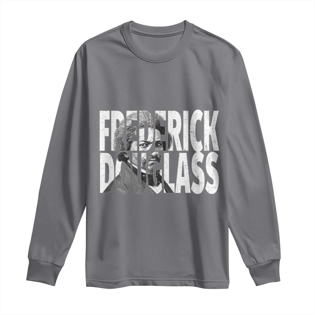 Frederick Douglass Long Sleeve Shirt Black History Month - African Pride