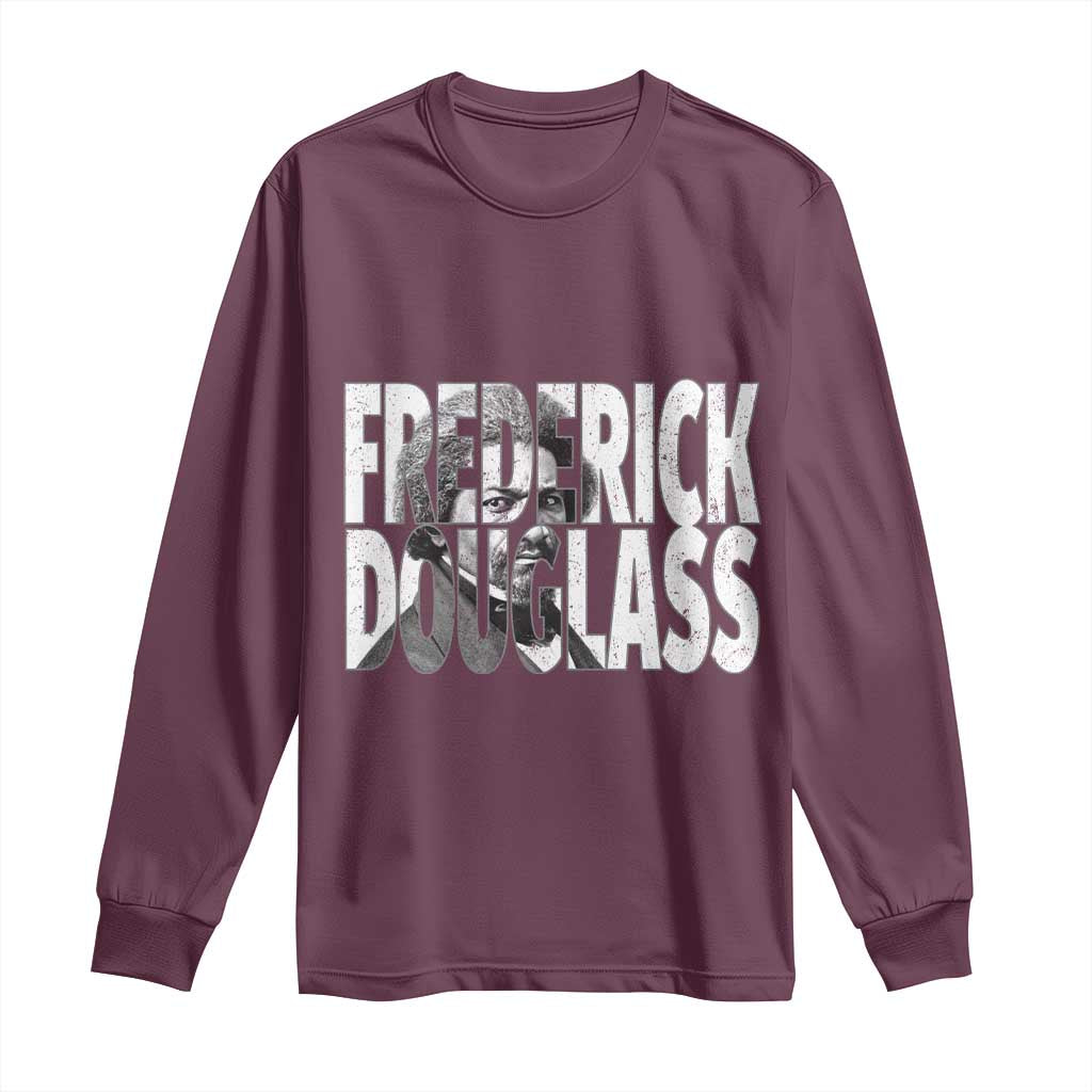 Frederick Douglass Long Sleeve Shirt Black History Month - African Pride
