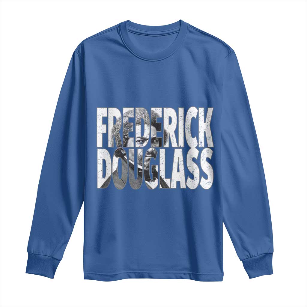 Frederick Douglass Long Sleeve Shirt Black History Month - African Pride