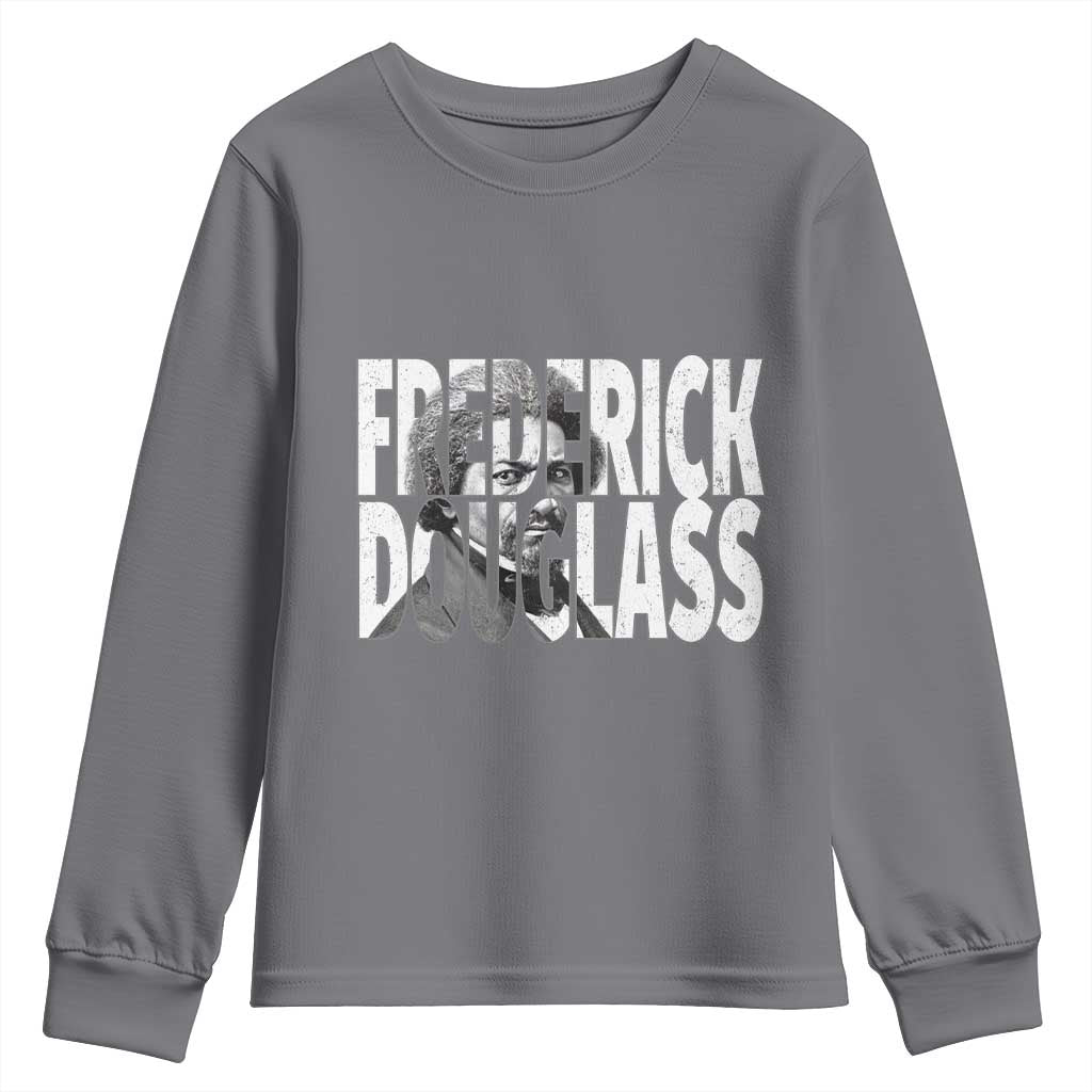 Frederick Douglass Youth Sweatshirt Black History Month - African Pride