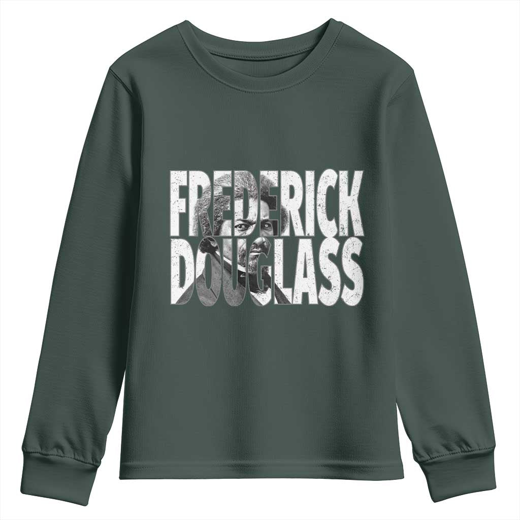 Frederick Douglass Youth Sweatshirt Black History Month - African Pride