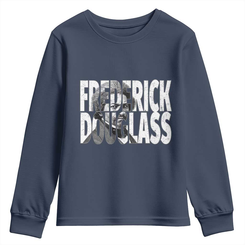 Frederick Douglass Youth Sweatshirt Black History Month - African Pride