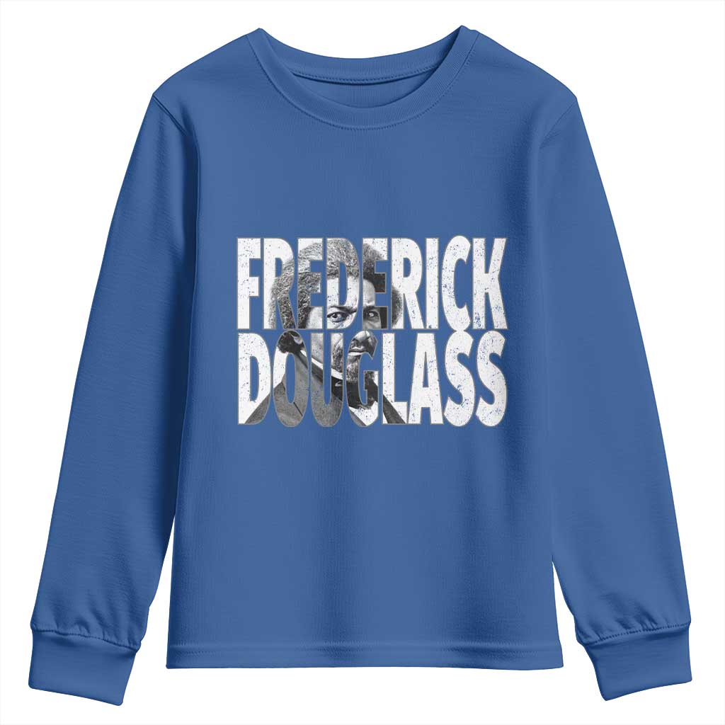 Frederick Douglass Youth Sweatshirt Black History Month - African Pride